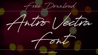 Antro Vectra Font For Creative Typography Projects