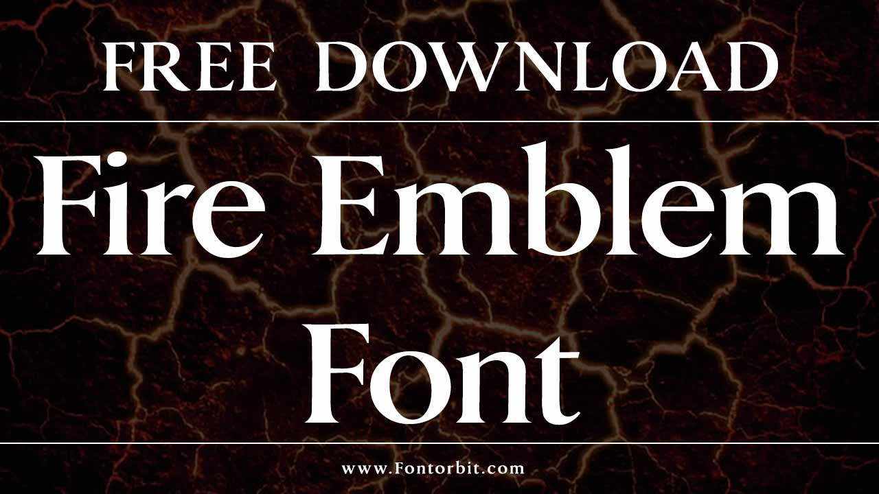 Fire Emblem Font