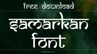 Samarkan Font: A Unique Typeface For Creative Designers