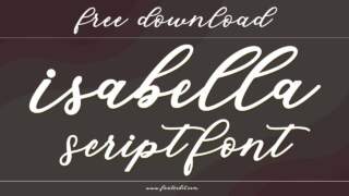 Isabella Script Font: The Perfect Choice for Elegant Invitations