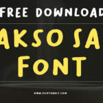 Bakso Sapi Font Free Download: A Handwritten Font With A Fun Twist