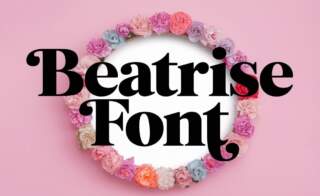 Beatrise Font: A Handwritten Typeface For Elegant Designs
