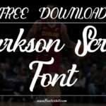 Clarkson Script Font: A Stylish Typeface For Digital And Branding Design