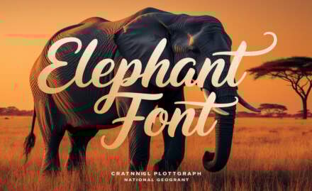 Majestic Elephant Font: Bold Designs for Creative Projects