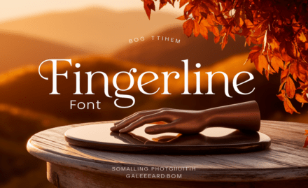 Fingerline Font: A Modern Script For Elegant Designs