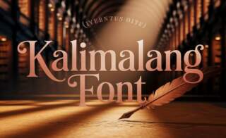 Kalimalang Font: A Beautiful Script For Elegant Designs