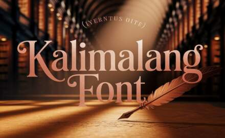 Kalimalang Font: A Beautiful Script For Elegant Designs
