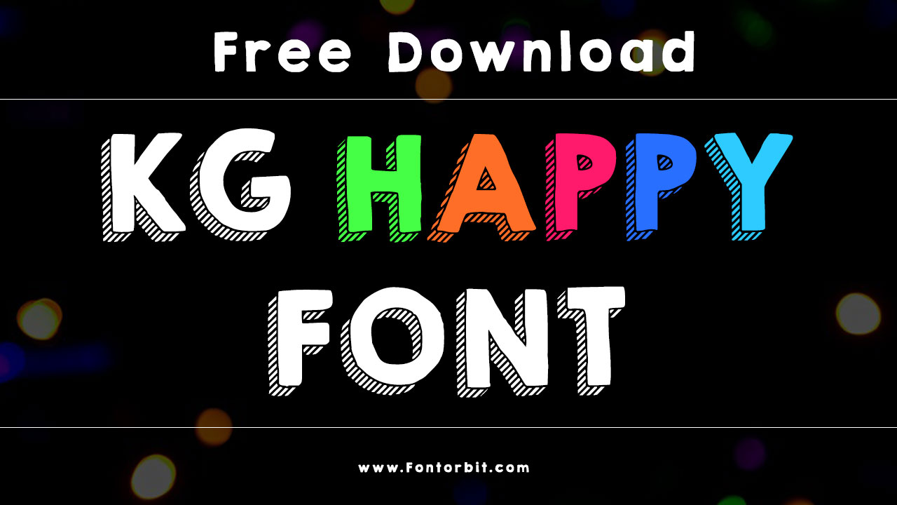 Kg Happy Font
