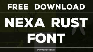 Nexa Rust Font: Ideal For Logos, Posters, And Branding