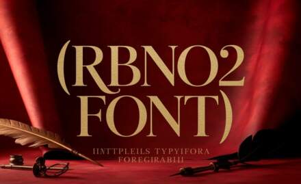 RBNo2 Font: A Modern Geometric Typeface With German Roots