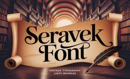 Seravek Font: A Modern Typeface For Elegant Designs