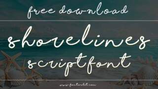 Shorelines Script Font: A Perfect Choice For Logos And Invitations