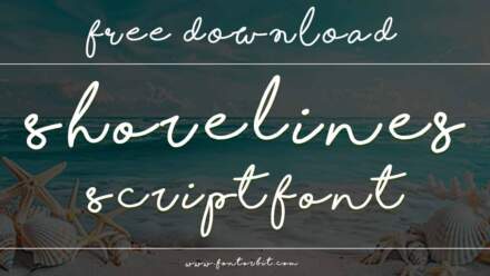 Shorelines Script Font: A Perfect Choice For Logos And Invitations