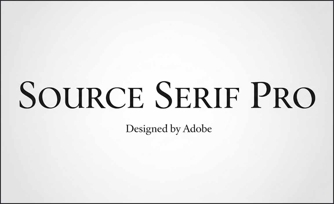 Source Serif Pro Font