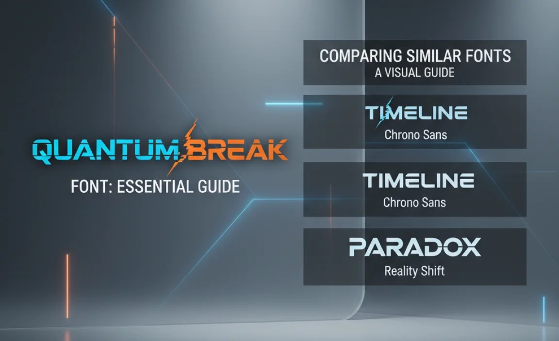 Comparing Similar Fonts: A Visual Guide