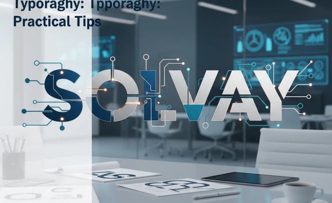 Designing with Solvay-Inspired Typography: Practical Tips