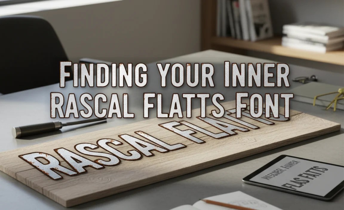 Finding Your Inner Rascal Flatts Font