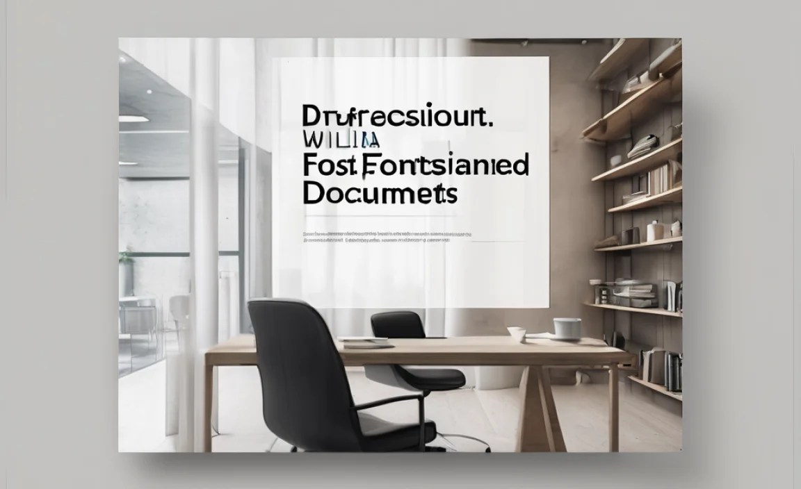 Popular Fonts For Professional Documents