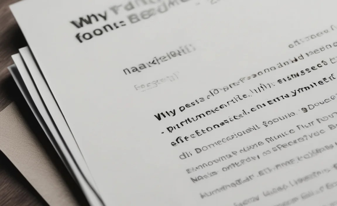 Why Fonts Matter In Professional Documents