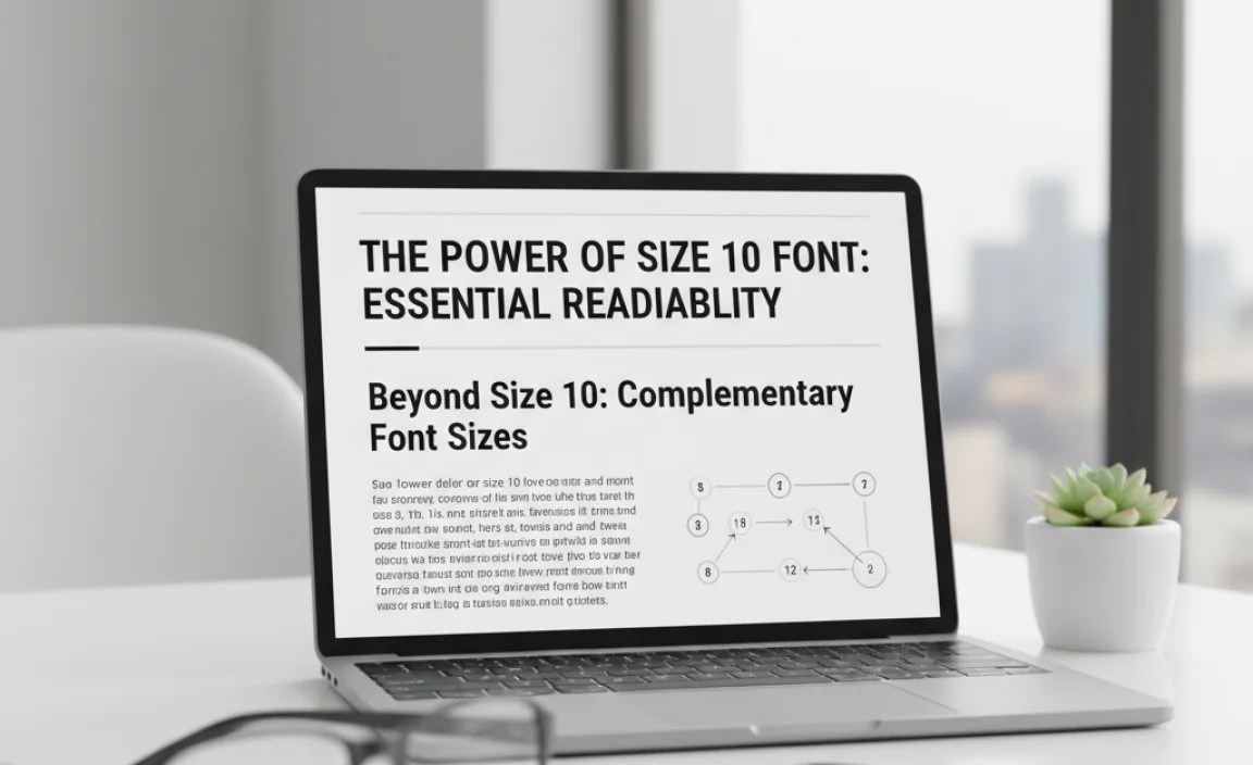 Beyond Size 10: Complementary Font Sizes