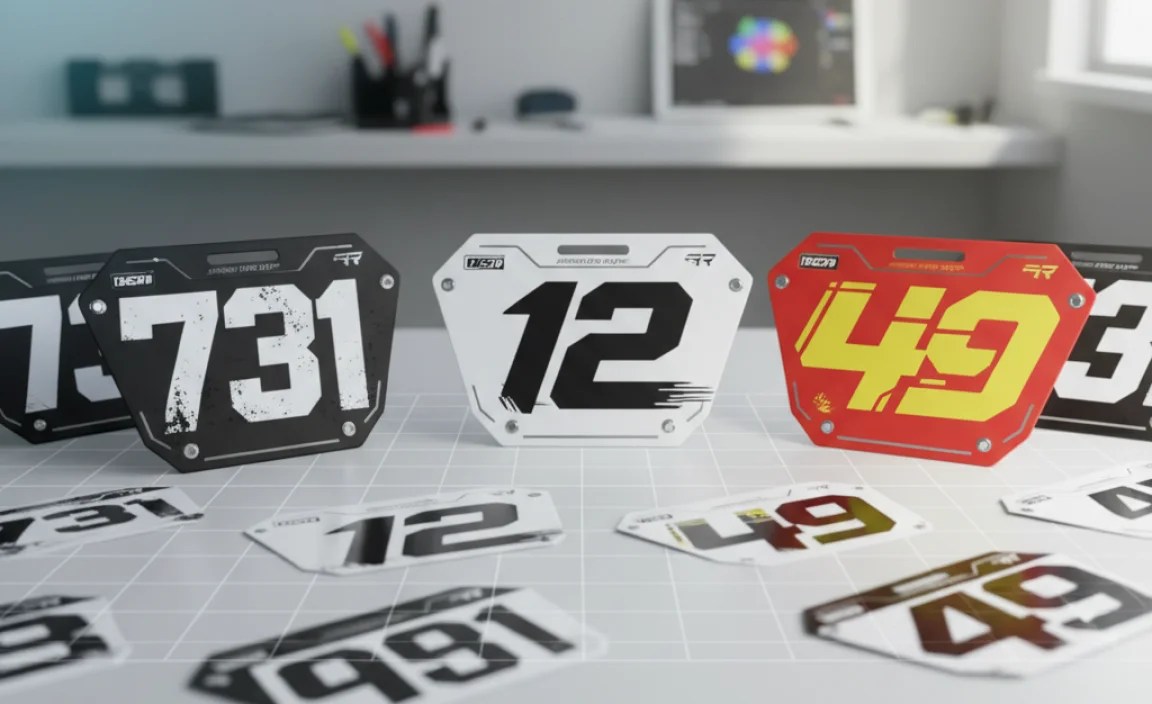 Key Considerations for Motocross Number Fonts