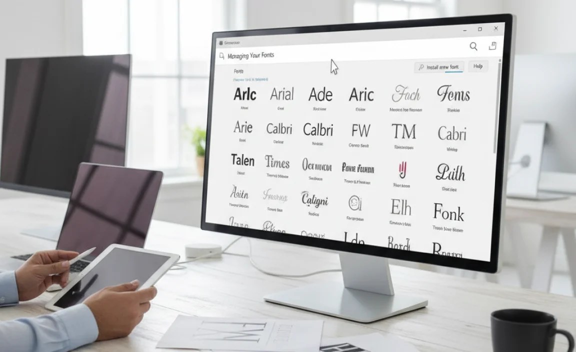 Managing Your Fonts