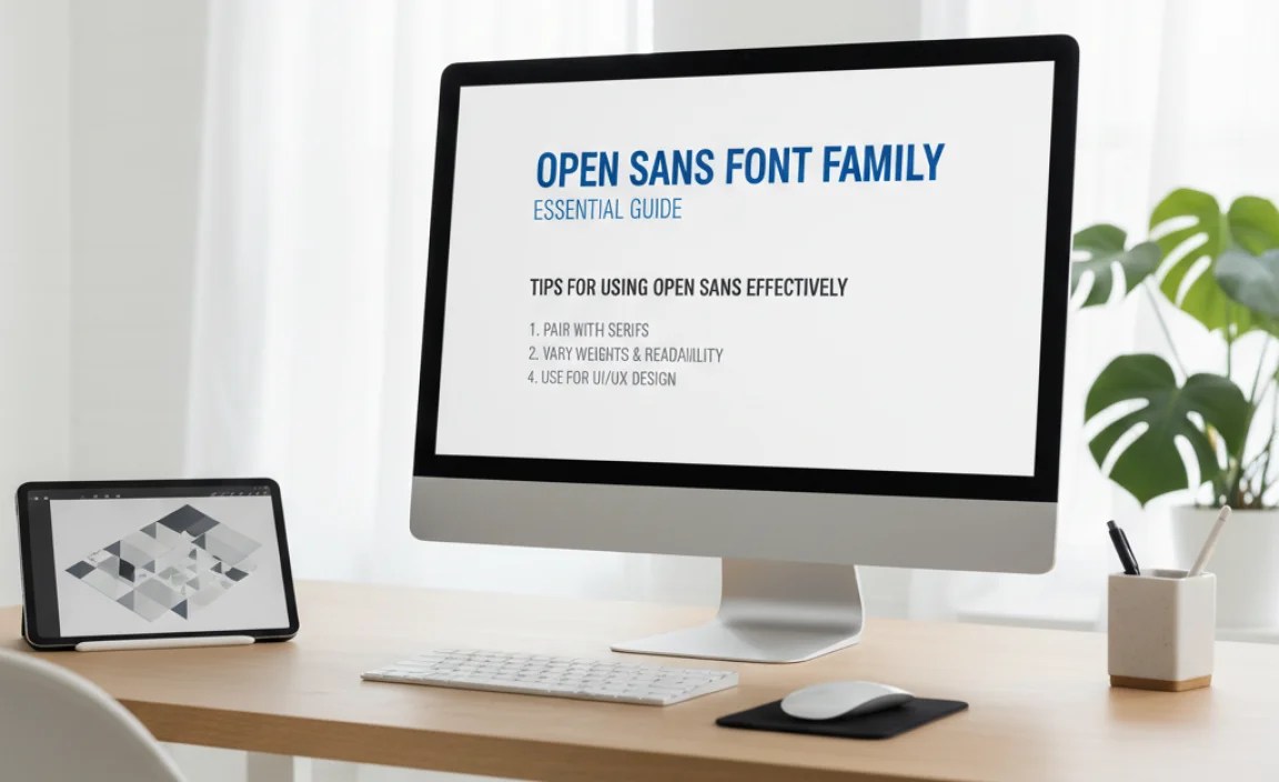 Tips for Using Open Sans Effectively