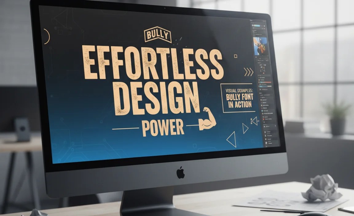 Visual Examples: Bully Font in Action