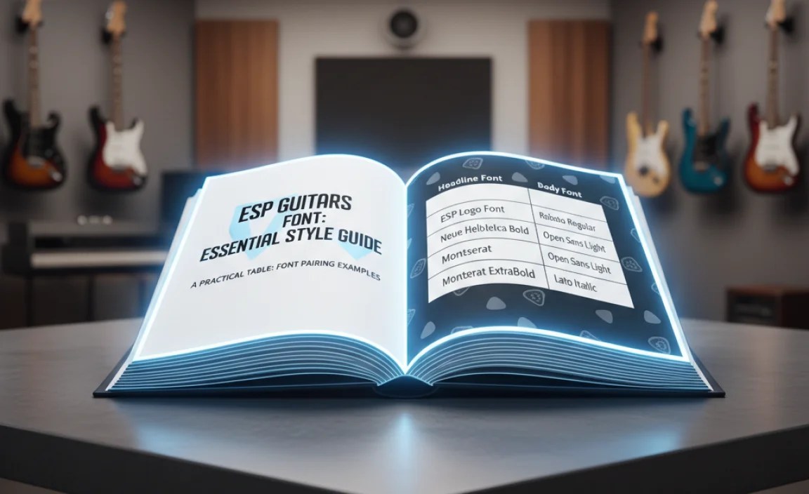 A Practical Table: Font Pairing Examples