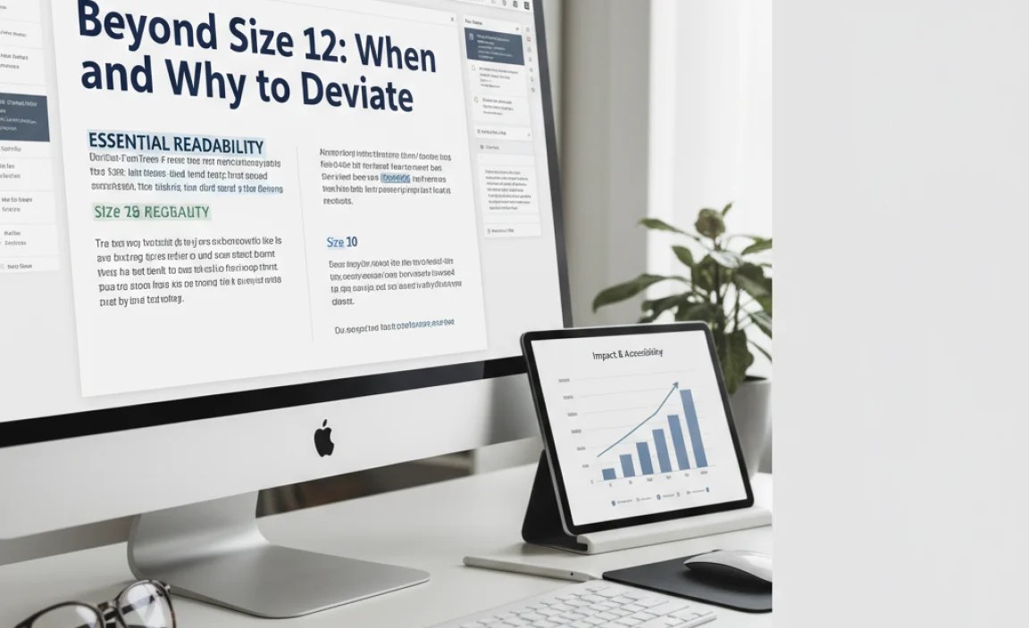 Beyond Size 12: When and Why to Deviate