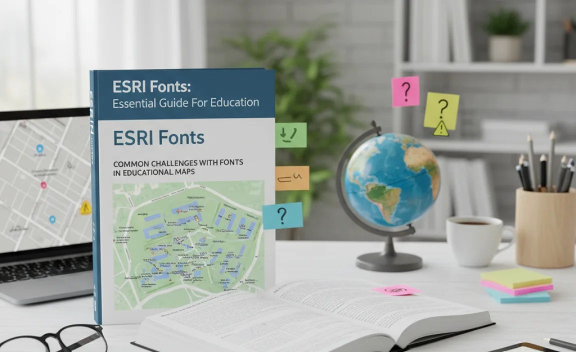 Common Challenges with Fonts in Educational Maps