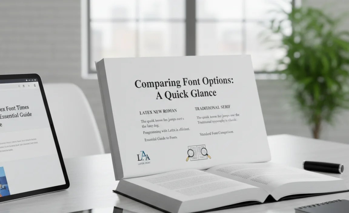 Comparing Font Options: A Quick Glance