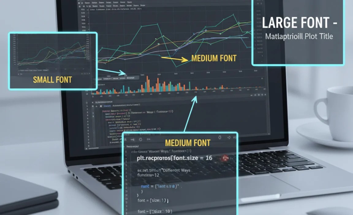 Different Ways to Change Font Size in Matplotlib