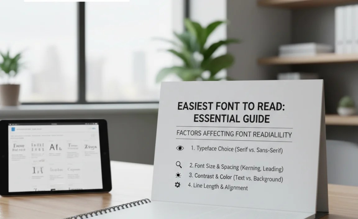 Factors Affecting Font Readability