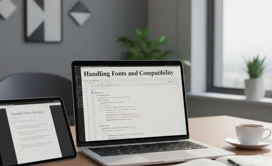 Handling Fonts and Compatibility