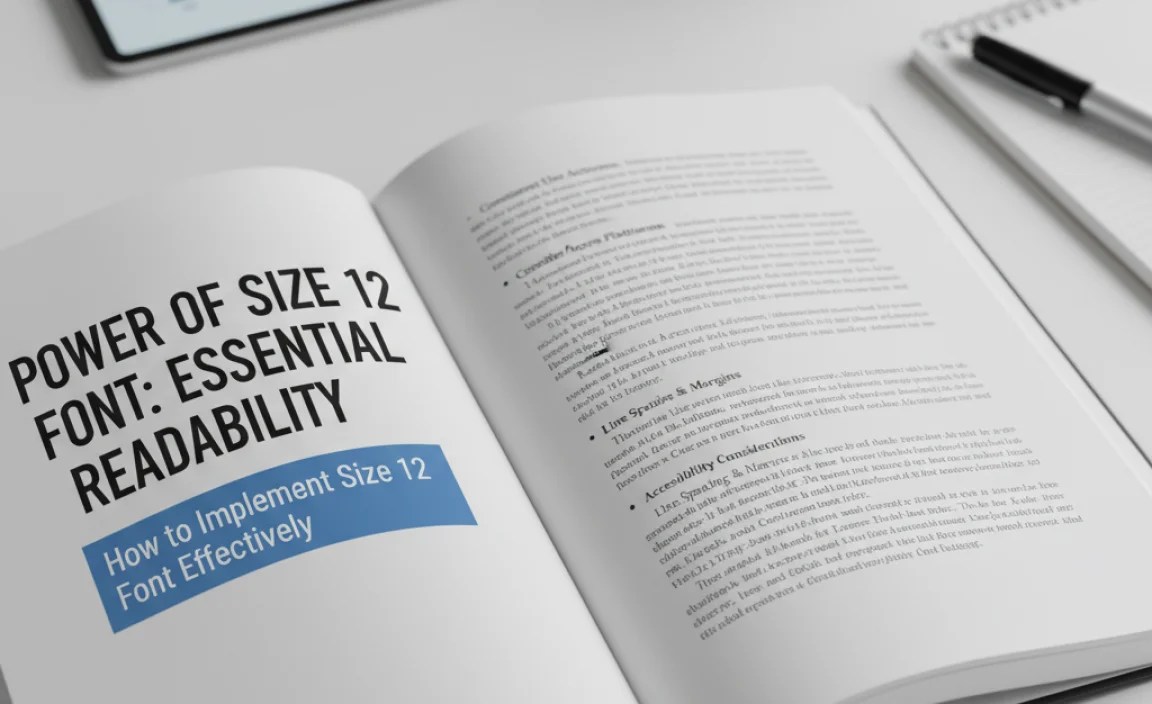 How to Implement Size 12 Font Effectively