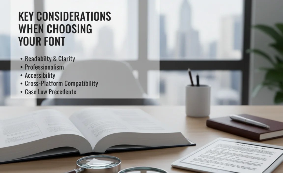 Key Considerations When Choosing Your Font