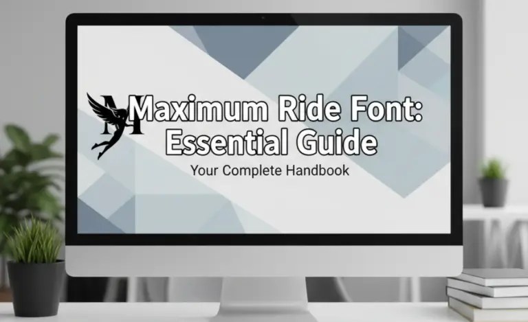 Maximum Ride Font: Essential Guide