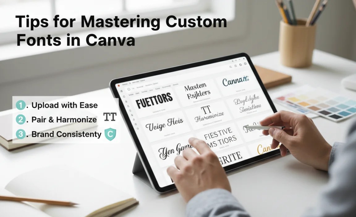 Tips for Mastering Custom Fonts in Canva