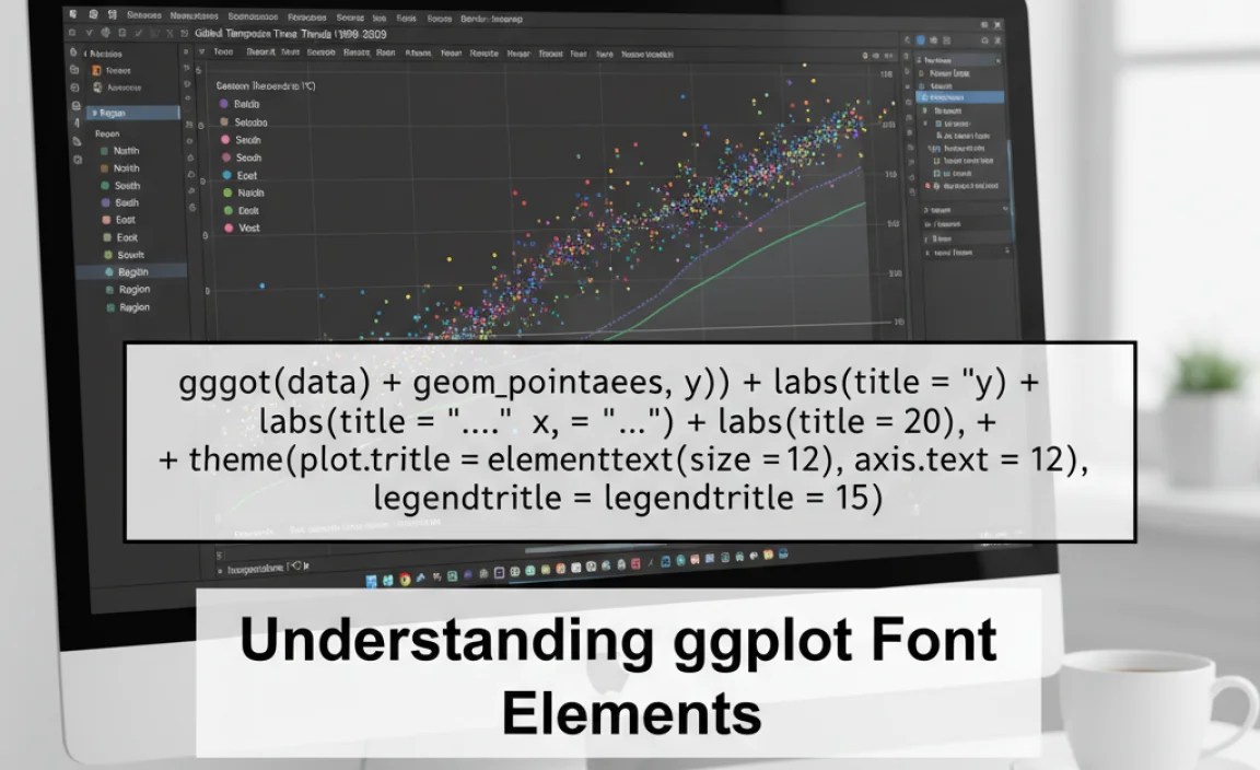 Understanding ggplot Font Elements