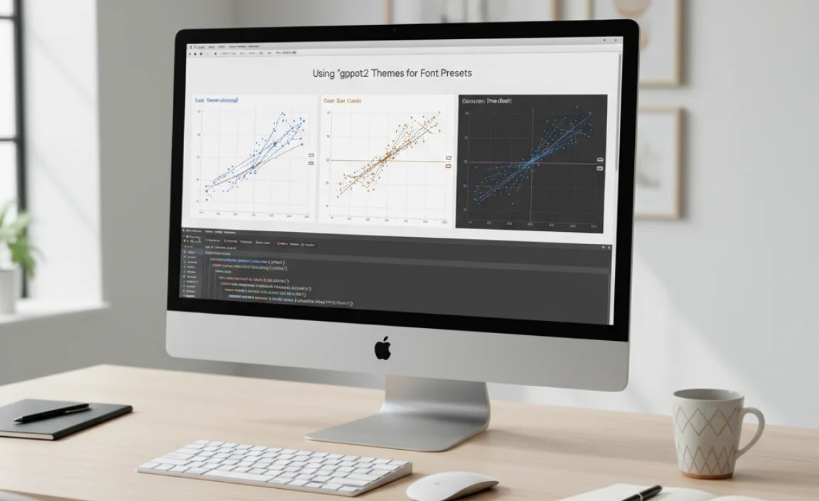 Using `ggplot2` Themes for Font Presets