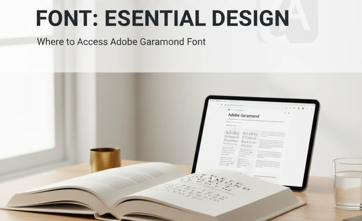 Where to Access Adobe Garamond Font