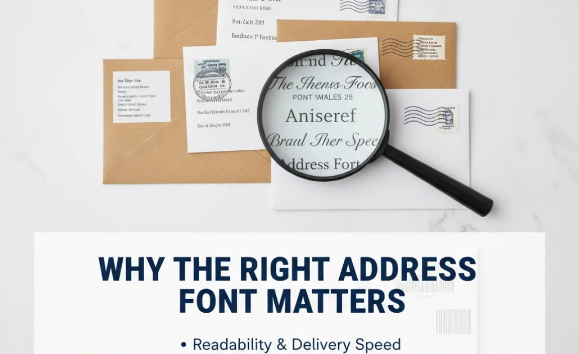 Why the Right Address Font Matters
