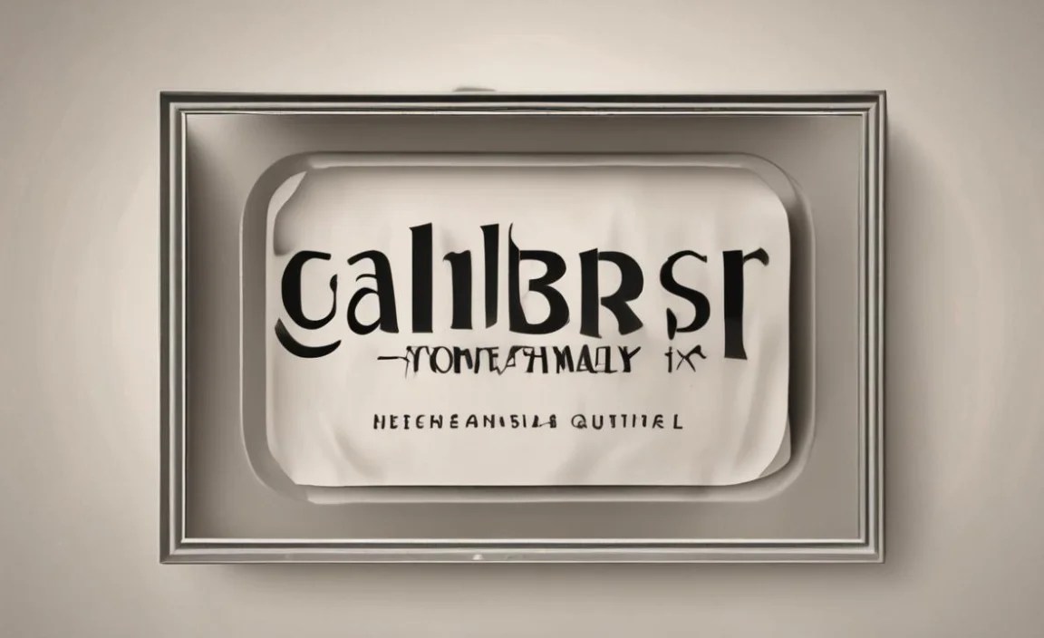 Tips for Using Calibri Effectively