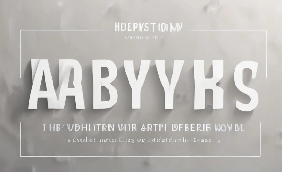 Abys Font Character Map: