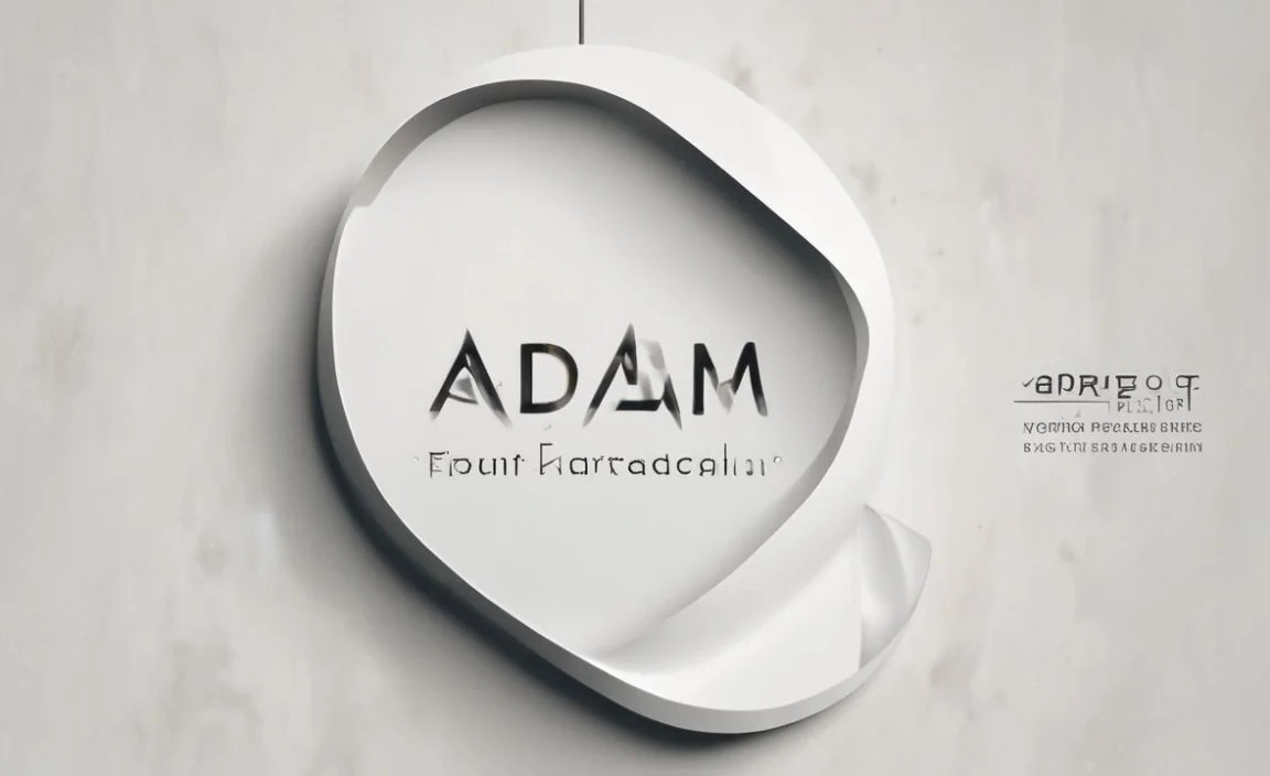 Adam Font Character Map: