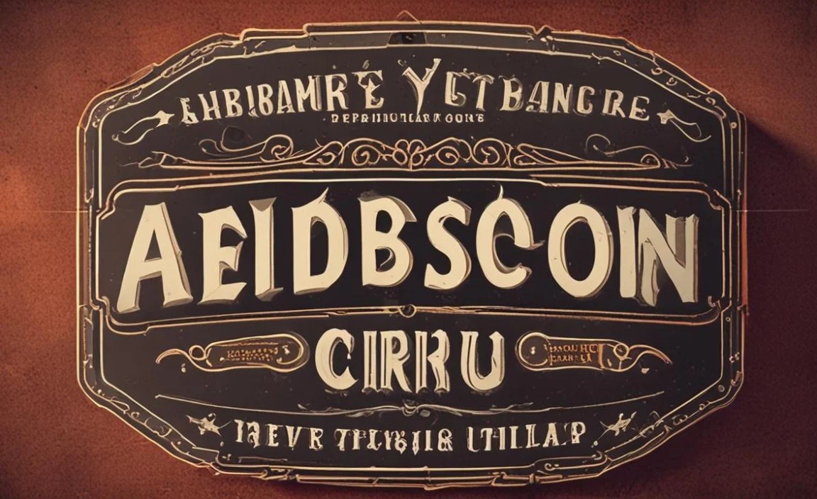 Addison Circus Font Info Table: