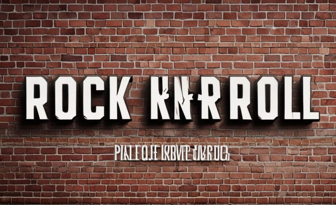 Additional Creative Uses For Rock’n Roll Font