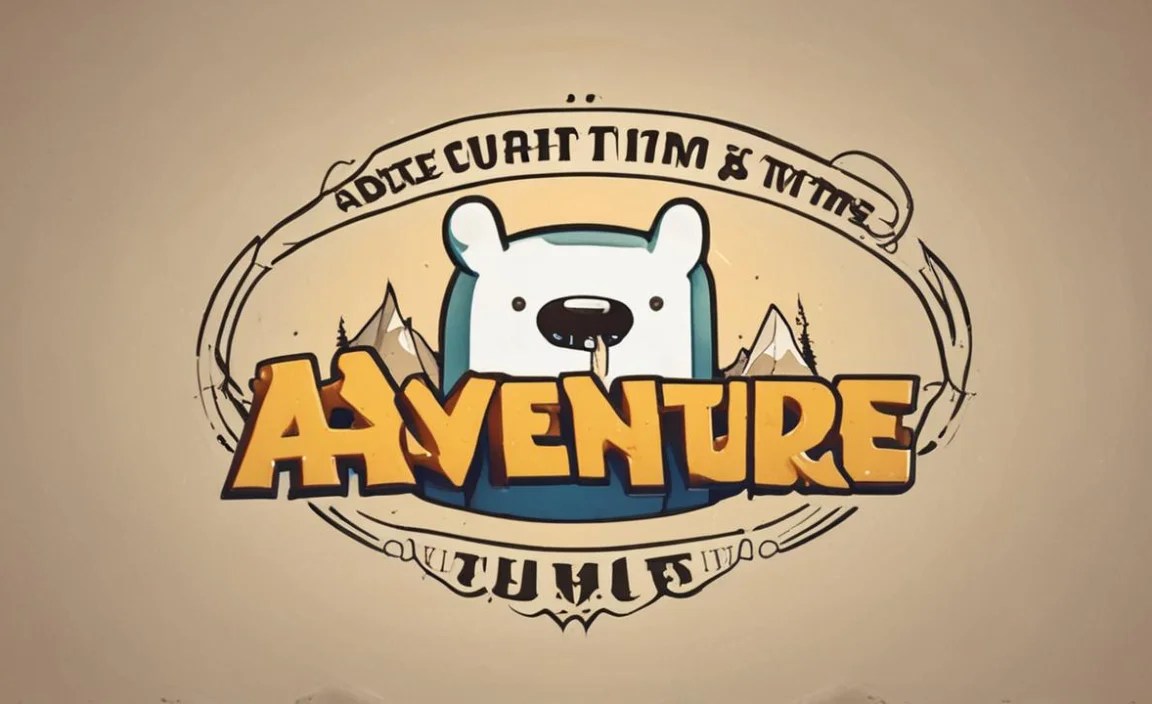 Adventure Time Logo Font Character Map: