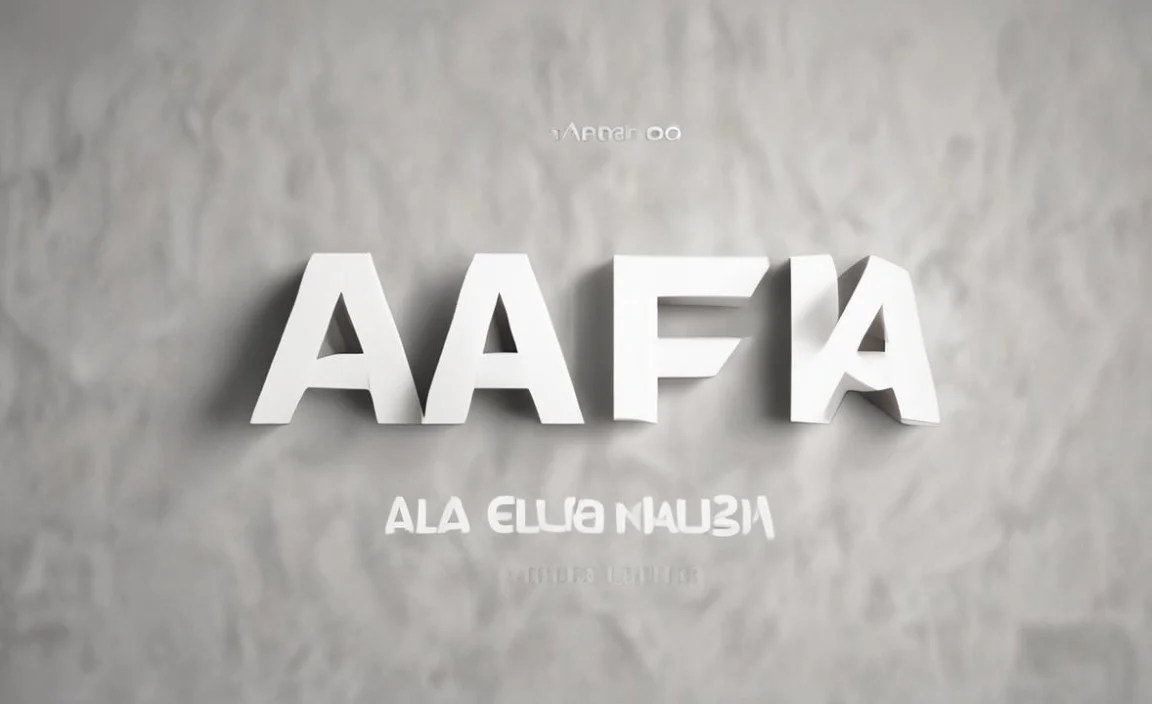 Alfa Slab One Font Character Map: